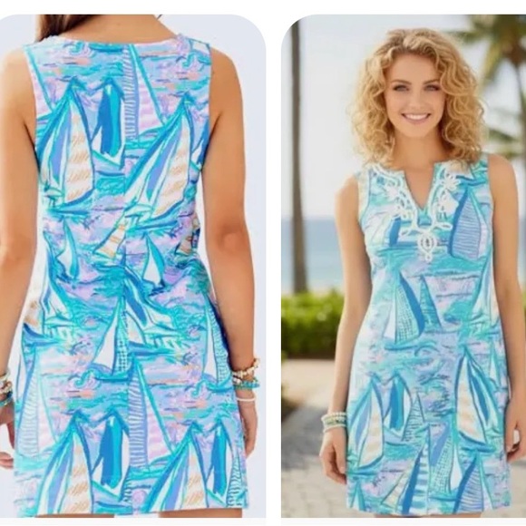 Lilly Pulitzer Dresses & Skirts - Lilly Pulitzer Sailboat Harper Dress Size Small